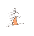 らくがきうさぎ (Doodle rabbit)（個別スタンプ：19）