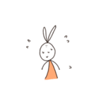 らくがきうさぎ (Doodle rabbit)（個別スタンプ：20）