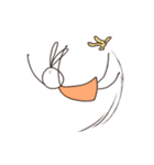 らくがきうさぎ (Doodle rabbit)（個別スタンプ：22）