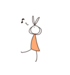 らくがきうさぎ (Doodle rabbit)（個別スタンプ：26）