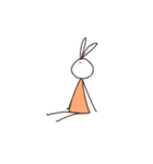 らくがきうさぎ (Doodle rabbit)（個別スタンプ：27）
