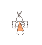 らくがきうさぎ (Doodle rabbit)（個別スタンプ：28）