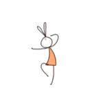 らくがきうさぎ (Doodle rabbit)（個別スタンプ：33）