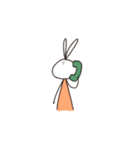 らくがきうさぎ (Doodle rabbit)（個別スタンプ：34）