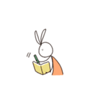 らくがきうさぎ (Doodle rabbit)（個別スタンプ：35）