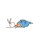 らくがきうさぎ (Doodle rabbit)（個別スタンプ：39）