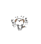 感情表現に忙しい茶ぶち犬です。（個別スタンプ：19）
