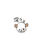 感情表現に忙しい茶ぶち犬です。（個別スタンプ：24）