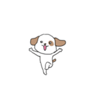 感情表現に忙しい茶ぶち犬です。（個別スタンプ：31）