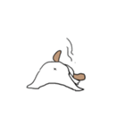 感情表現に忙しい茶ぶち犬です。（個別スタンプ：34）