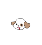 感情表現に忙しい茶ぶち犬です。（個別スタンプ：38）