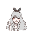 Red Eyed Girl（個別スタンプ：1）