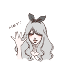 Red Eyed Girl（個別スタンプ：8）