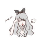 Red Eyed Girl（個別スタンプ：14）