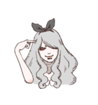 Red Eyed Girl（個別スタンプ：19）