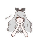 Red Eyed Girl（個別スタンプ：39）