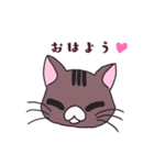 うちの猫をスタンプにしました。（個別スタンプ：10）