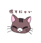うちの猫をスタンプにしました。（個別スタンプ：27）