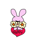 うさぎのすずと亀のらん5（個別スタンプ：4）