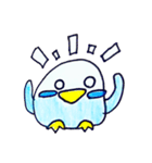 まるまる青色セキセイインコ（個別スタンプ：1）