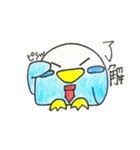 まるまる青色セキセイインコ（個別スタンプ：7）