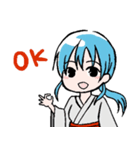 かけラジ子の挨拶スタンプ（個別スタンプ：3）