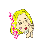 ヒゲダンスのママのスタンプ（個別スタンプ：10）