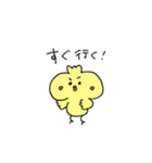 ぷるぷるひよこさん（個別スタンプ：8）