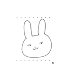 うさぎと鳥、ちょいちょいどじょう（個別スタンプ：13）