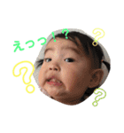 子供の写真を使った日常会話スタンプです（個別スタンプ：11）