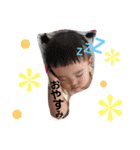 子供の写真を使った日常会話スタンプです（個別スタンプ：15）