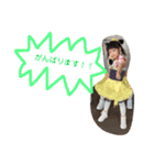 子供の写真を使った日常会話スタンプです（個別スタンプ：18）