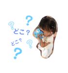 子供の写真を使った日常会話スタンプです（個別スタンプ：23）