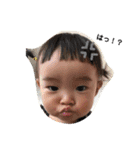 子供の写真を使った日常会話スタンプです（個別スタンプ：24）