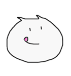 シンプルな猫(日常ver.1)（個別スタンプ：16）