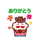 ポップコーンパパ ジョニーファミリー（個別スタンプ：29）