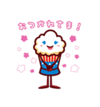 ポップコーンパパ ジョニーファミリー（個別スタンプ：40）