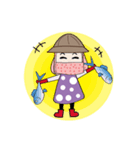 Penghu仮面の女の子（個別スタンプ：2）