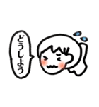 よく描く女の子のスタンプ（個別スタンプ：15）
