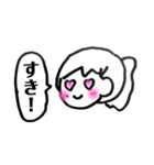 よく描く女の子のスタンプ（個別スタンプ：19）