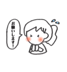 よく描く女の子のスタンプ（個別スタンプ：23）