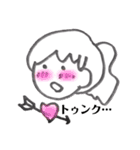 よく描く女の子のスタンプ（個別スタンプ：30）