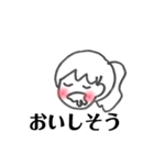 よく描く女の子のスタンプ（個別スタンプ：35）