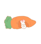 【毎日使える！】しろうさちゃんはかわいい（個別スタンプ：10）