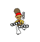ゴーゴー！アフロちゃん（個別スタンプ：33）