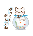 ごきげん♪猫さん【夏】（個別スタンプ：2）