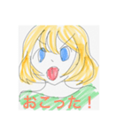 きんぱつへきがん（個別スタンプ：4）
