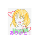 きんぱつへきがん（個別スタンプ：8）
