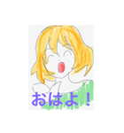きんぱつへきがん（個別スタンプ：17）