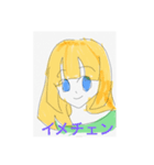 きんぱつへきがん（個別スタンプ：32）